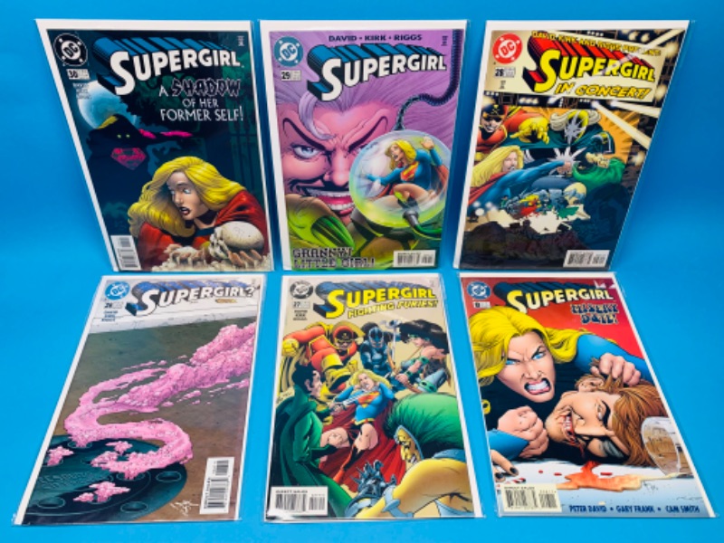 Photo 1 of 224120…6 supergirl comics in plastic sleeves 