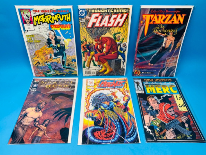 Photo 1 of 224123…  6 comics in plastic sleeves 