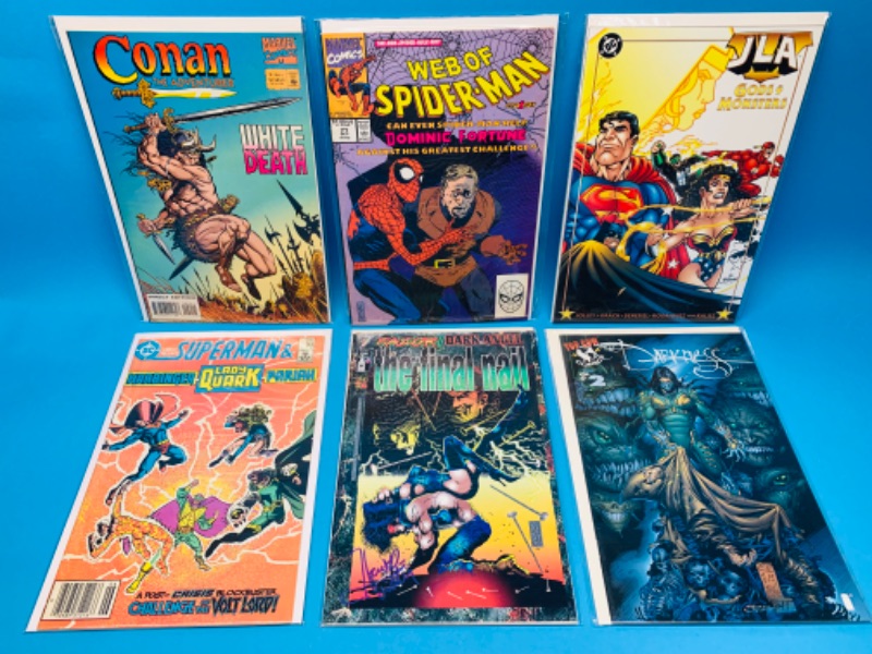 Photo 1 of 224125…6  comics in plastic sleeves 