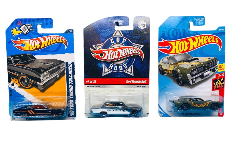 Photo 1 of 224142…3 hot wheels die cast muscle cars