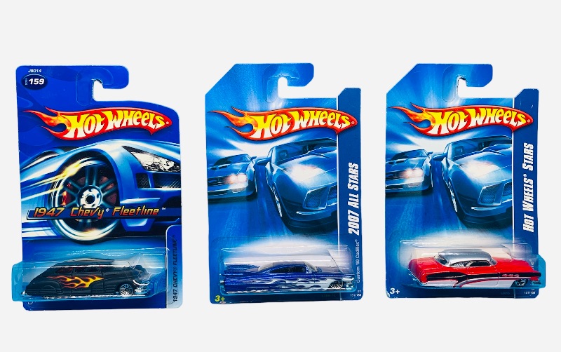 Photo 1 of 224143…3 hot wheels die cast old time cars