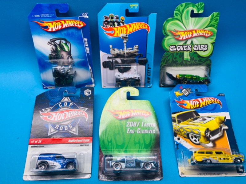 Photo 1 of 224149…6 hot wheels die cast specialty cars