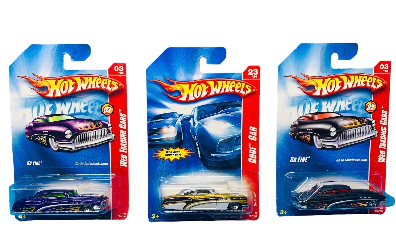 Photo 1 of 224154…3 hot wheels die cast old time cars