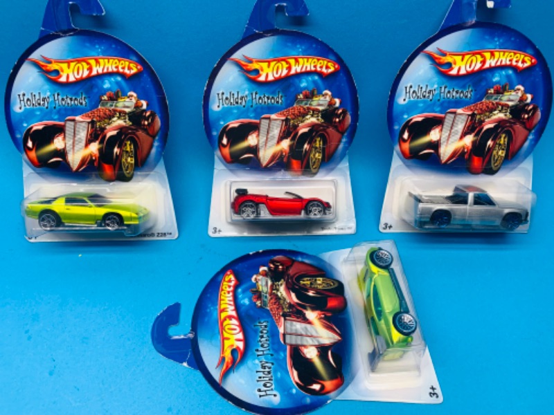Photo 1 of 224156…4 hot wheels die cast holiday hot rods