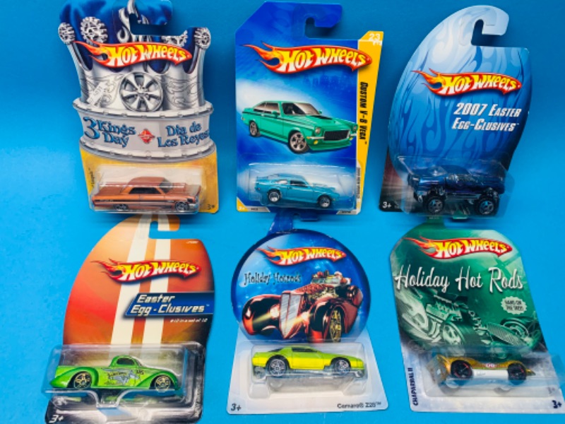 Photo 1 of 224158…6 hot wheels die cast specialty cars