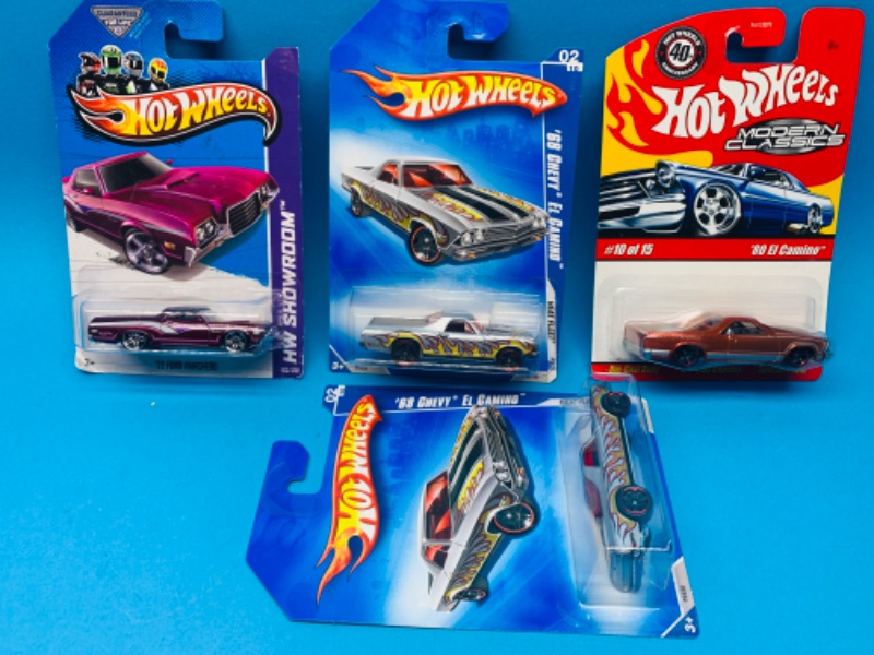 Photo 1 of 224161…4 hot wheels die cast flame paint jobs 