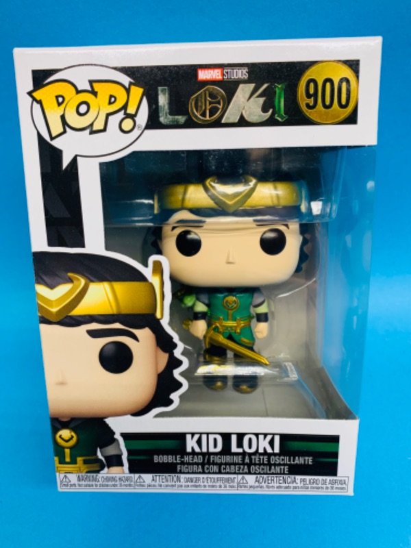 Photo 1 of 224205… Funko Pop Kid Loki bobble head figure 
