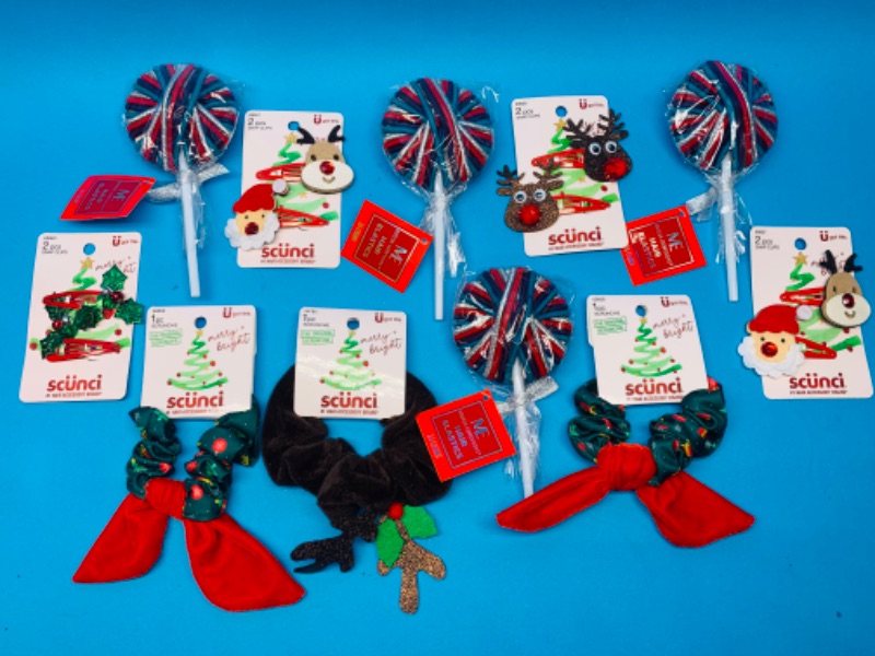 Photo 1 of 224273…holiday hair scrunchies, clips, and elastics 