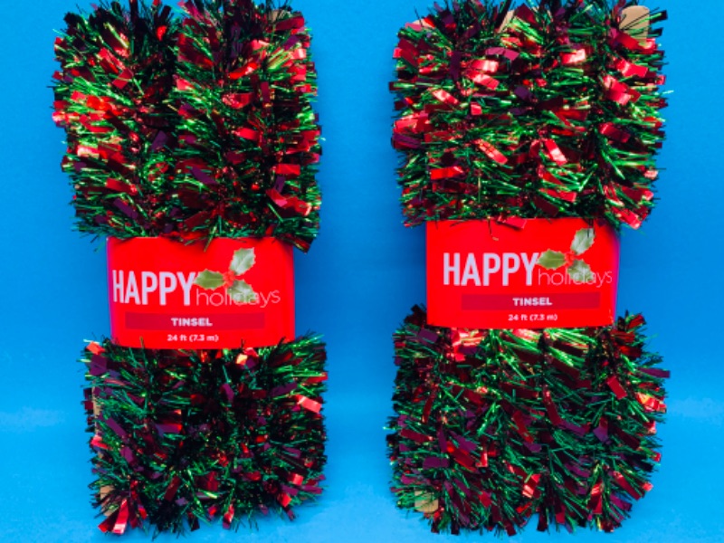 Photo 1 of 224278… 48 feet of tinsel garland 