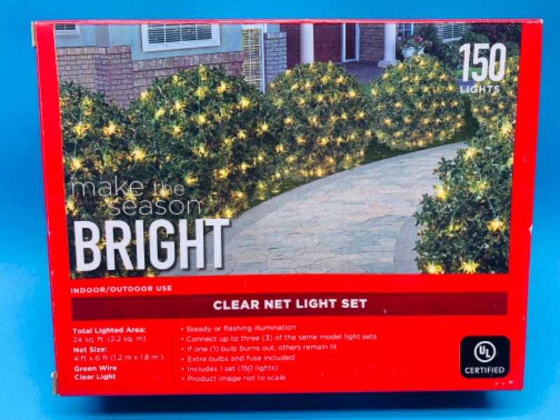 Photo 1 of 224290…4 x 6 foot clear net light set 