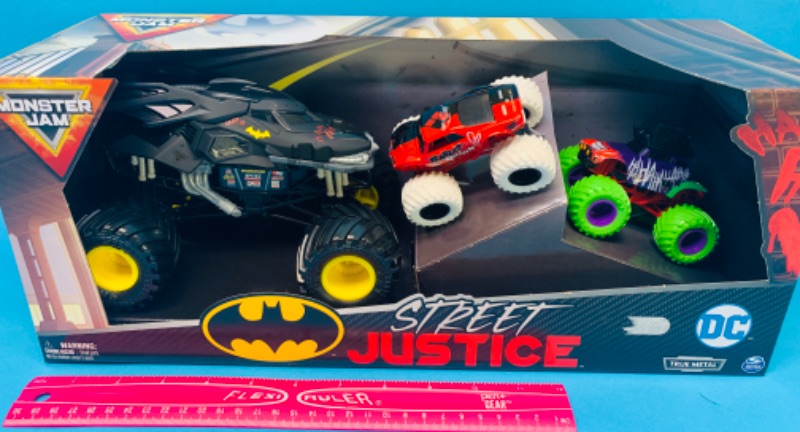 Photo 1 of 224410… Monster jam Batman street justice metal truck toys 