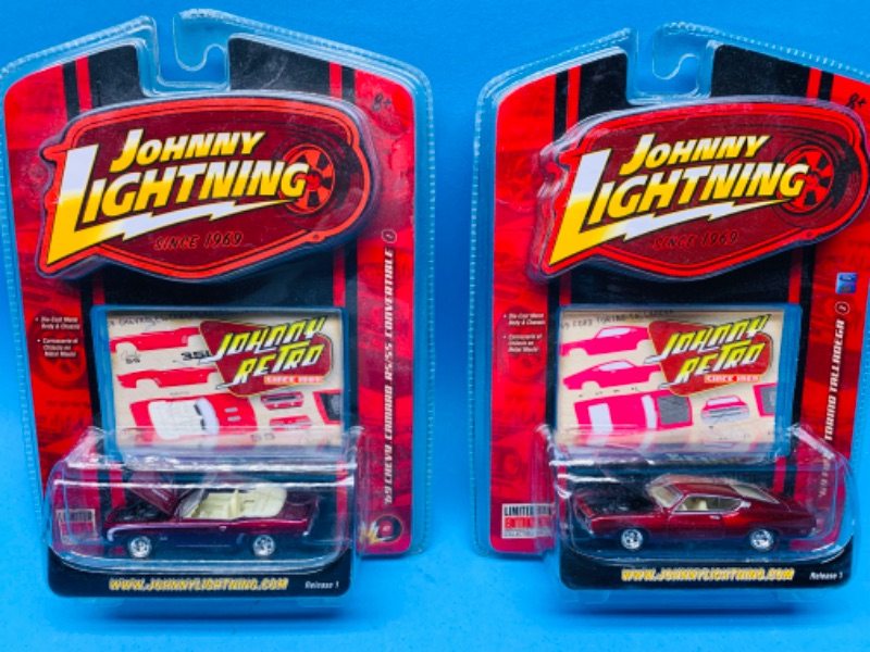 Photo 1 of 224460…2 Johnny lightning retro 1969 die cast cars