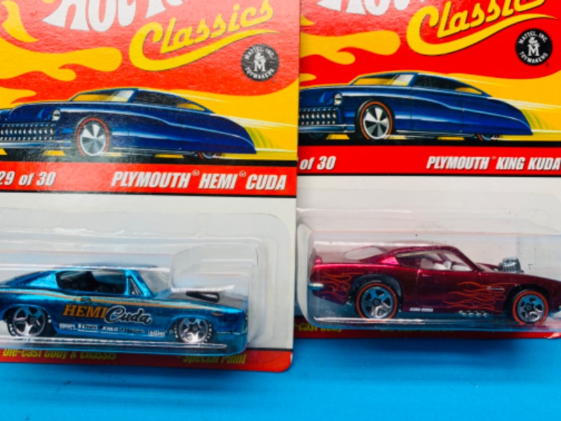 Photo 3 of 224464…3  hot wheels classics die cast Plymouth cats with special paint 