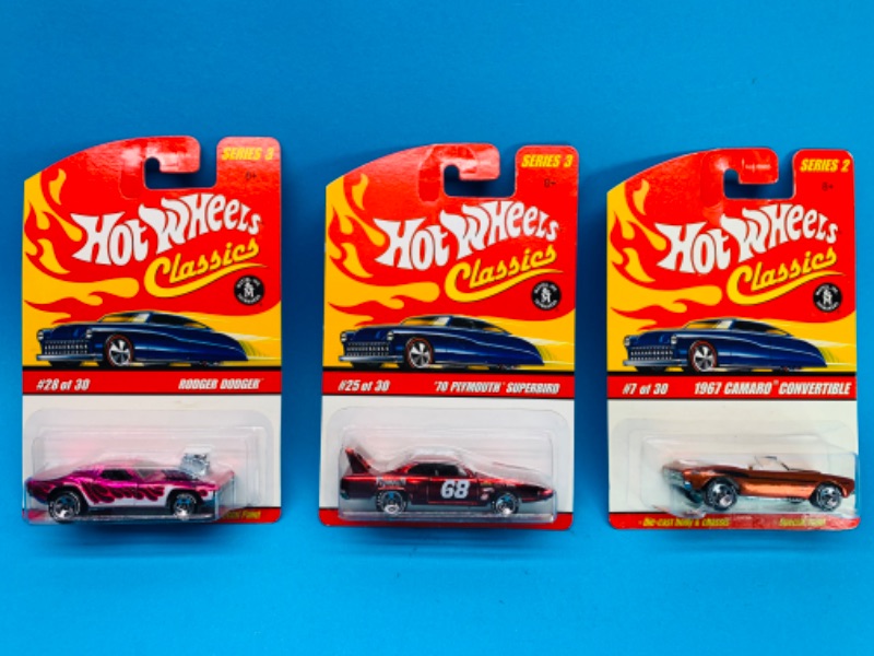 Photo 1 of 224466…3  hot wheels classics die cast muscle cars with special paint 
