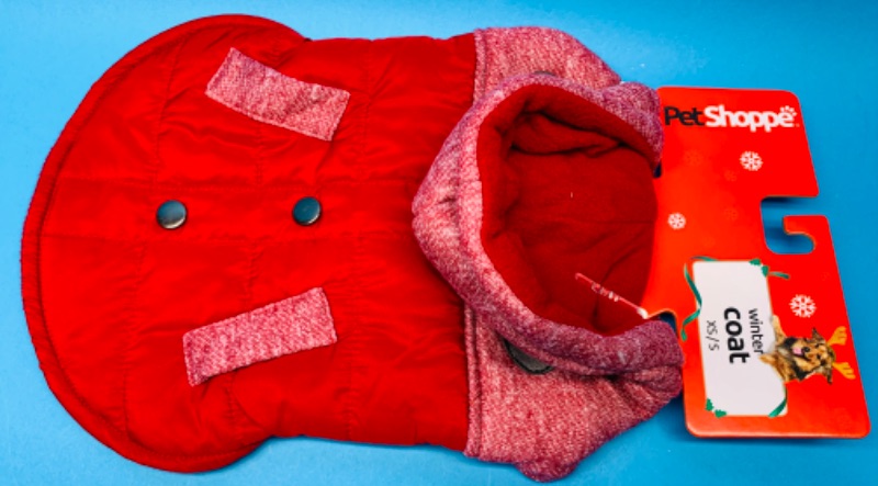 Photo 1 of 224485… size small/xsmall winter dog coat for pets 12-19 pounds 