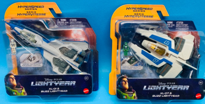 Photo 1 of 224541… 2 Disney lightyear hyperspeed series plane toys 