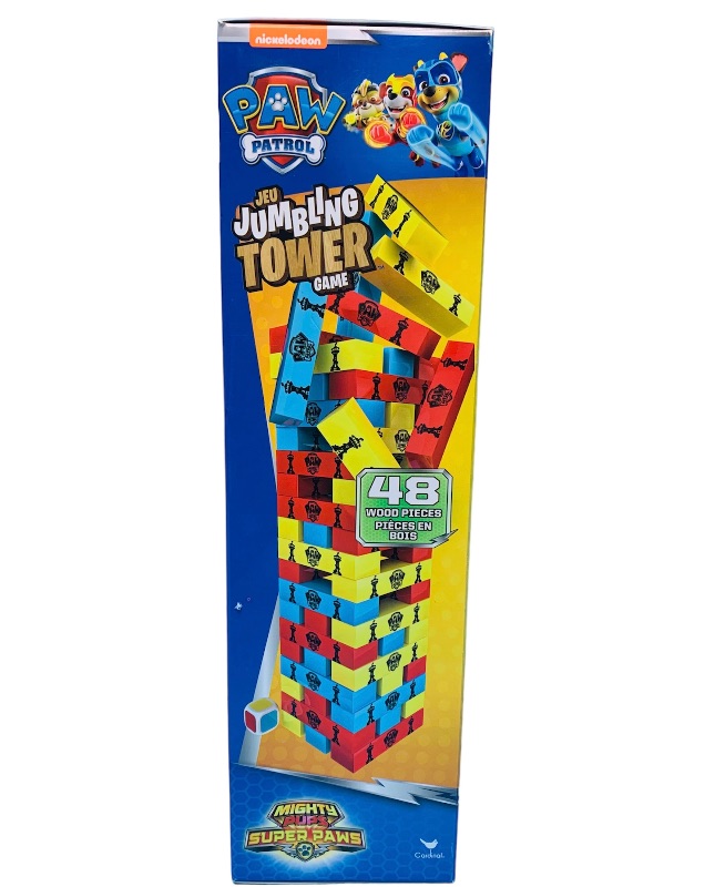 Photo 1 of 224553…Paw Patrol 48 piece wood jumbling tower game