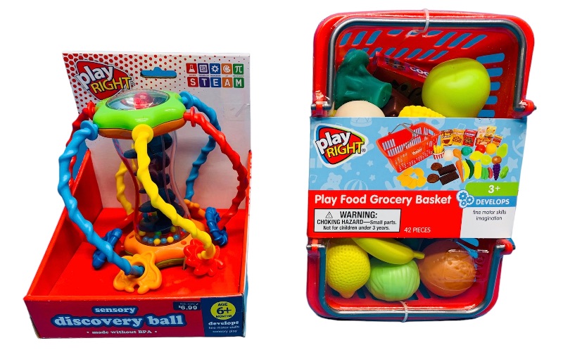 Photo 1 of 224593… toddler toys- play food and discovery ball