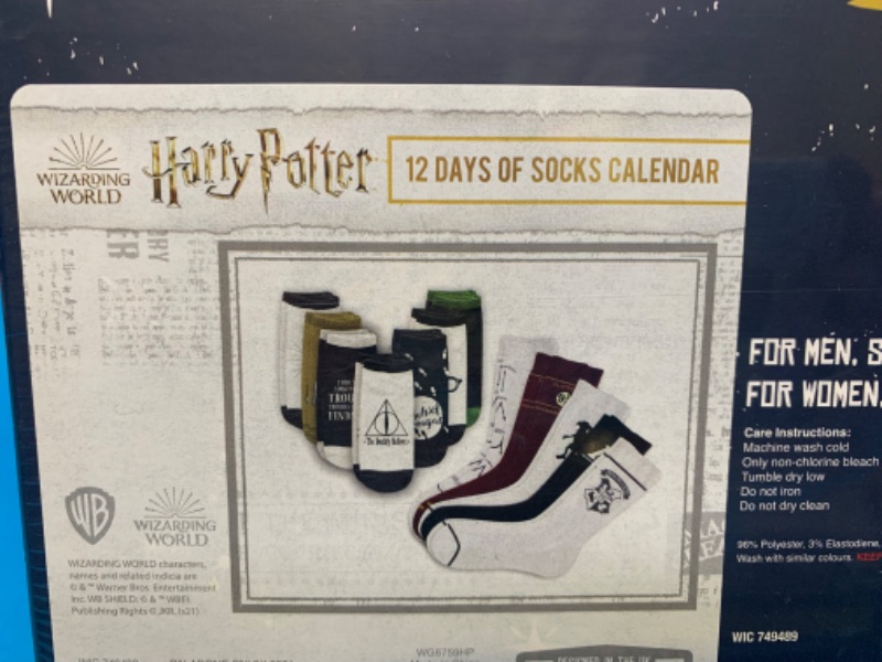 Photo 1 of 224657…Harry Potter 12 days of socks advent calendar 