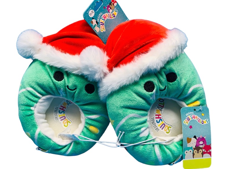 Photo 1 of 224660… squishmellows holiday slippers kids size 13-1