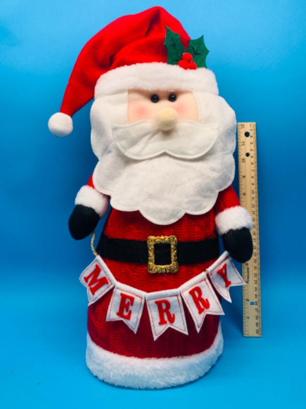 Photo 1 of 224678… large plush Santa 