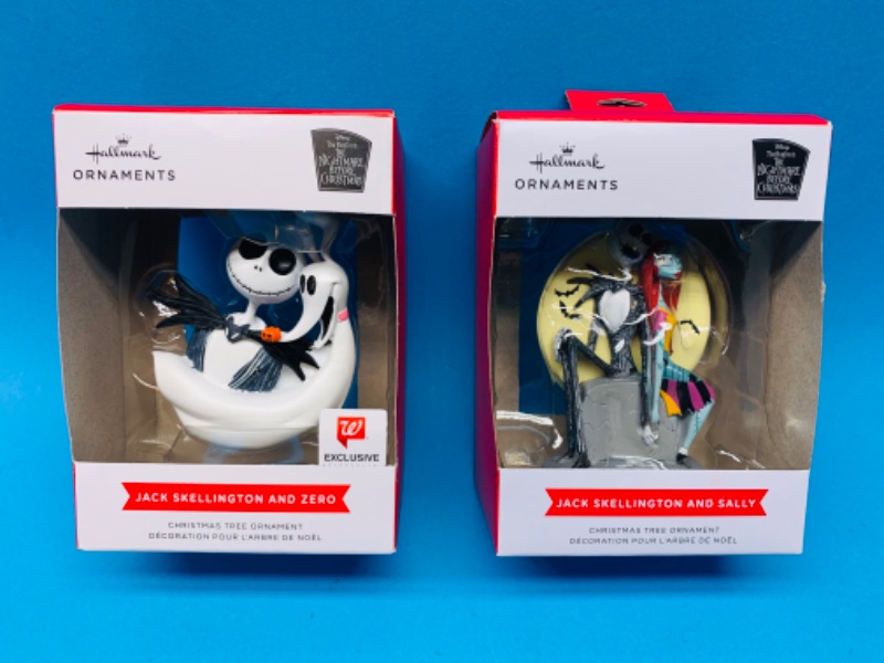 Photo 1 of 224690.., 2 nightmare before Christmas ornaments -hallmark 