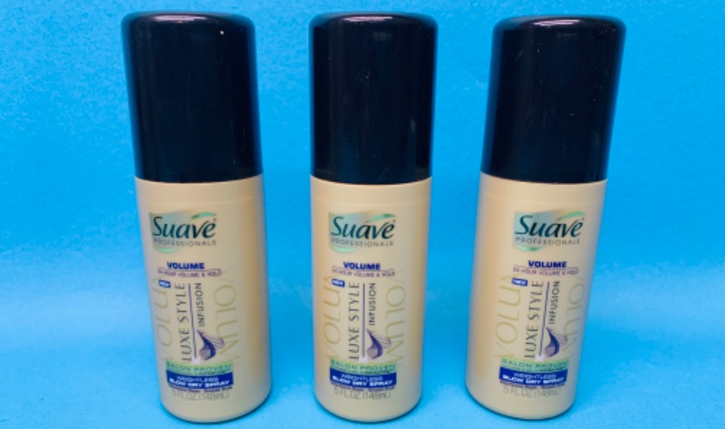 Photo 1 of 224825… 3 Suave volume blow out sprays 5 oz each