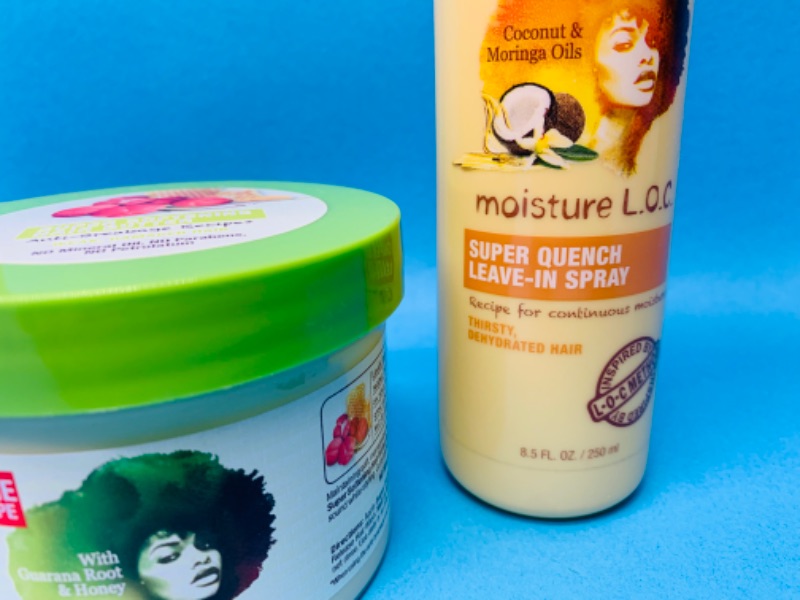 Photo 3 of 224826…Dark and Lovely hair products- softening butter, leave in spray, and curl cleanser 