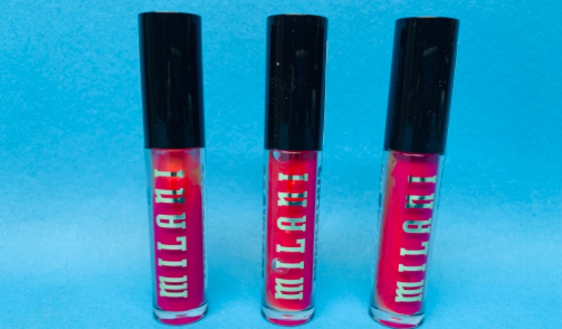 Photo 1 of 224831… 3 Milani brilliant lip glosses- 160 kiss from a rose