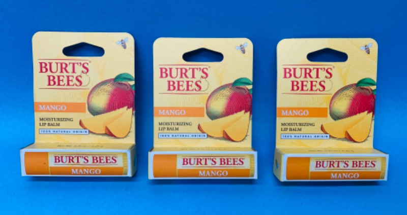 Photo 1 of 224833…3 Burt’s Bees’ Mango moisturizing lip balms 