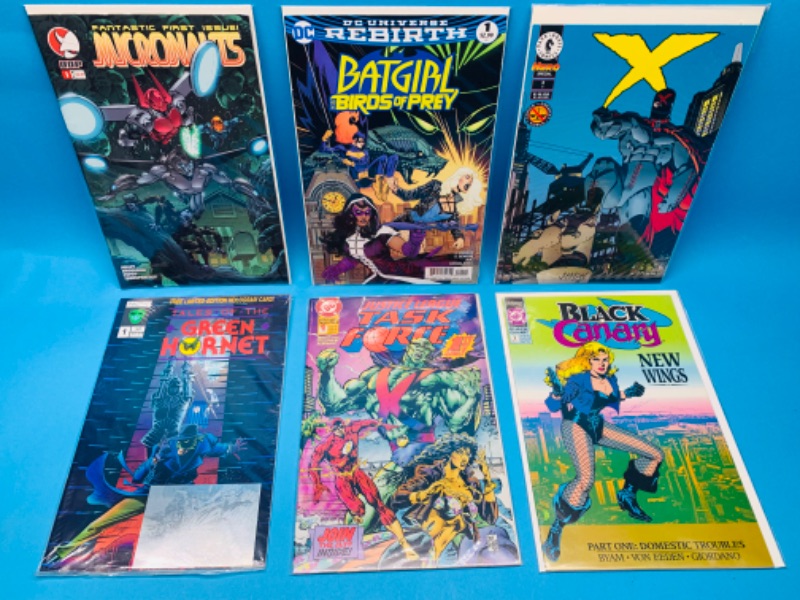 Photo 1 of 224839…6 comics all #1’s in plastic sleeves 