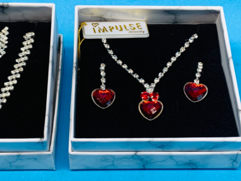 Photo 3 of 224857…fashion necklace and pierced earrings sets in gift boxes- impulse and Christina collection 