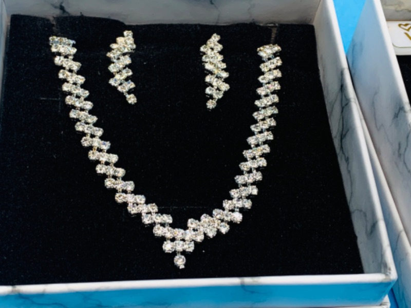 Photo 2 of 224857…fashion necklace and pierced earrings sets in gift boxes- impulse and Christina collection 