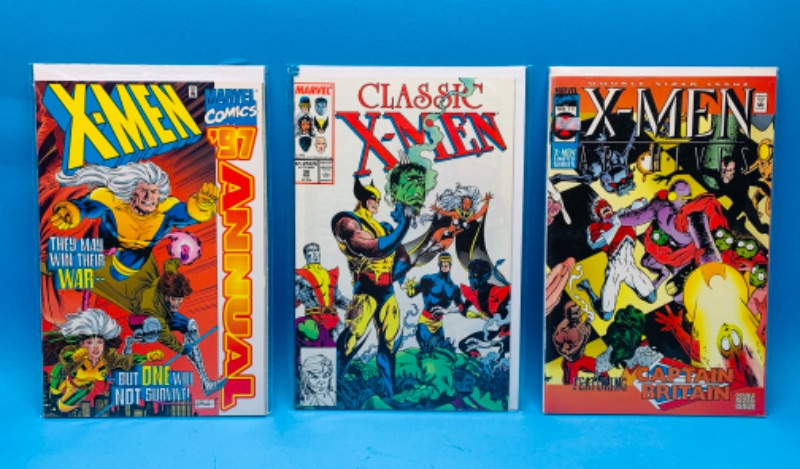 Photo 1 of 224876… 3 X-men comics in plastic sleeves 