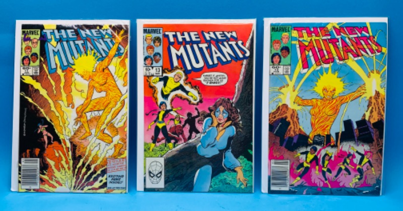 Photo 1 of 224891…3 vintage $.60 new mutants  comics in plastic sleeves 