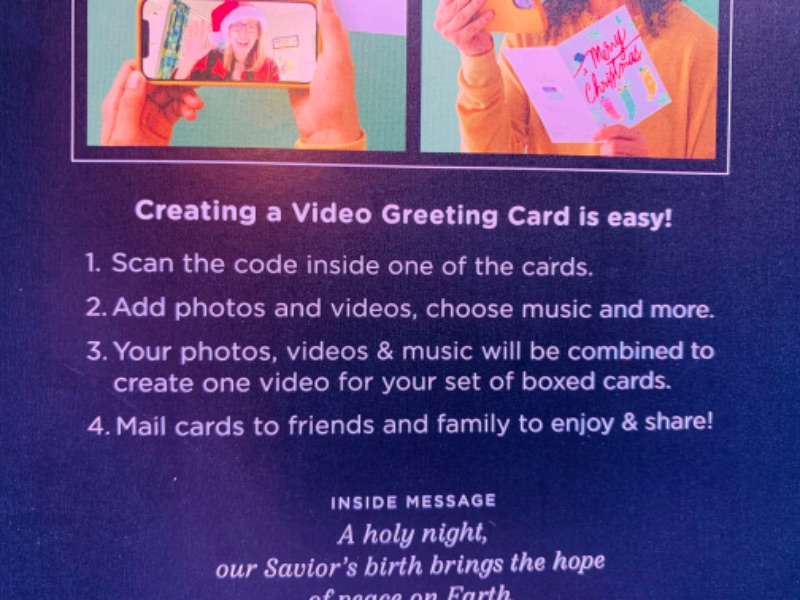 Photo 2 of 224903…20 video greeting cards- personalize your greeting with video and pictures 