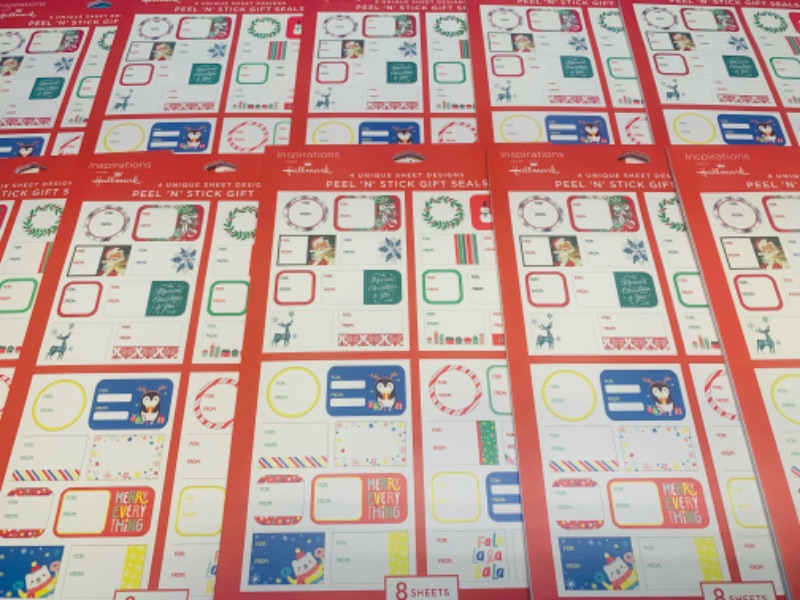 Photo 1 of 224916… 10 packs of peel and stick gift seals -64 per pack 
