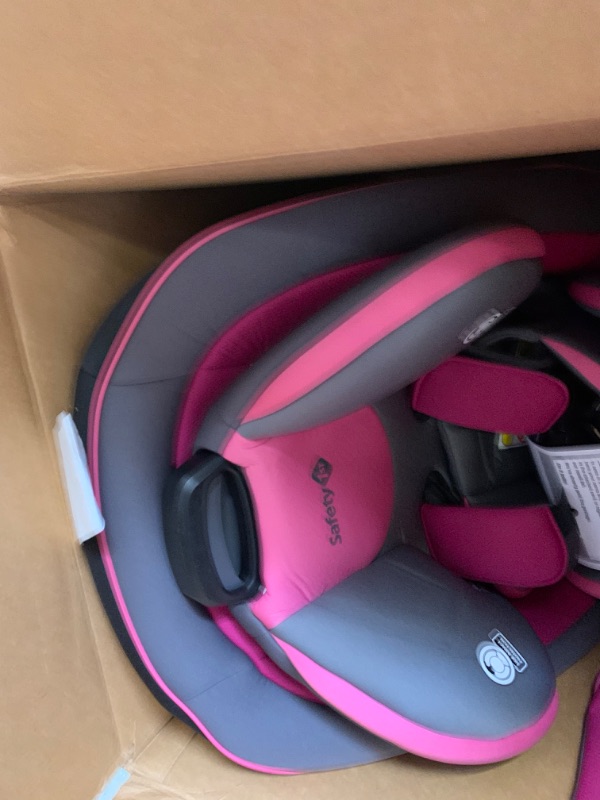 Photo 1 of Safety 1st Crosstown All-in-One Convertible Car Seat, Rear-Facing 5-40 pounds, Forward-Facing 22-65 pounds, and Belt-Positioning Booster 40-100 pounds, Tickled Pink