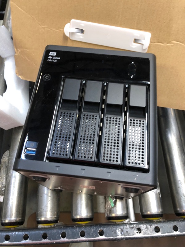 Photo 1 of WD 16TB My Cloud Pro Series PR4100 Network Attached Storage - NAS - WDBNFA0160KBK-NESN 16TB Storage