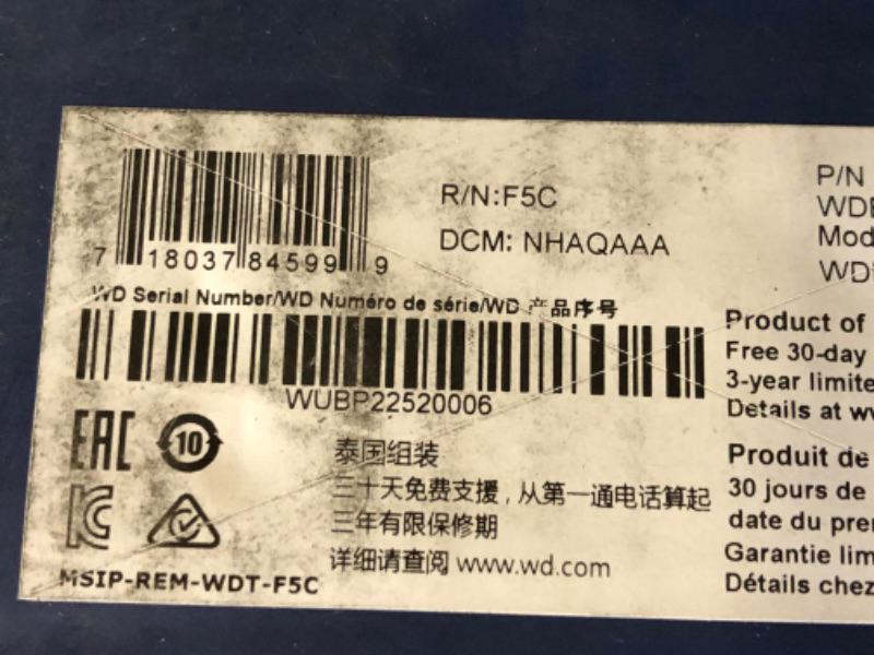 Photo 1 of WD 16TB My Cloud Pro Series PR4100 Network Attached Storage - NAS - WDBNFA0160KBK-NESN 16TB Storage
