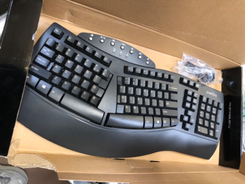 Photo 2 of Wireless Ergonomic Keyboard with Gel Wrist Rest Bundle