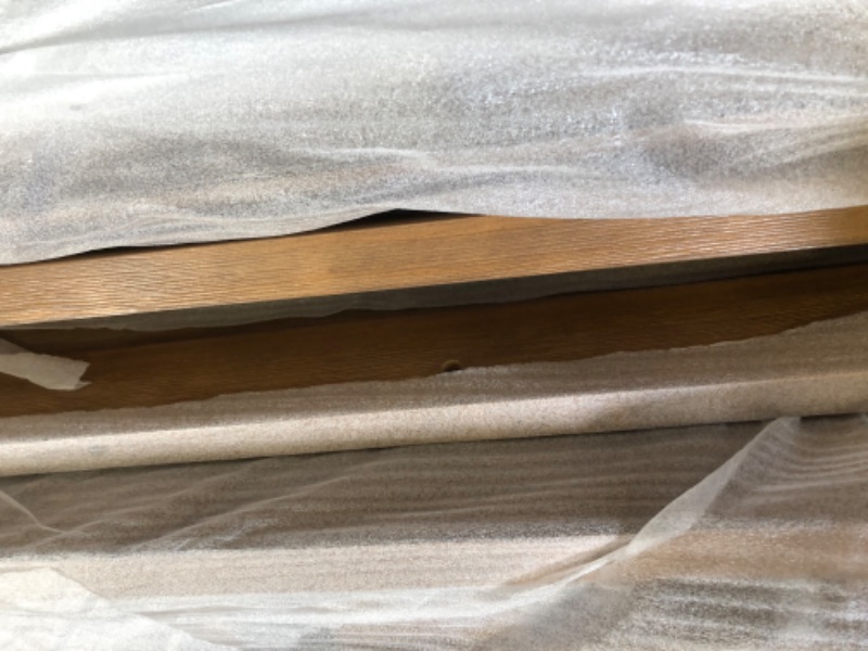 Photo 1 of Plank+Beam 72" Farmhouse Dining Table, Solid Wood Kitchen Table, Large Wooden Rectangular Dinner Table for Dining Room, Home Office, Living Room Furniture, Easy Assembly, Pecan Wirebrush Pecan Wirebrush Farmhouse 72" Dining Table