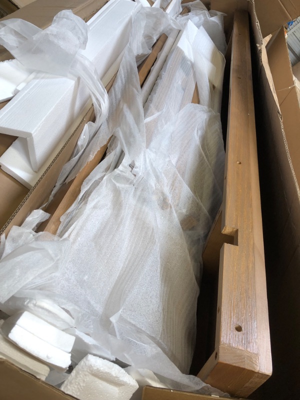 Photo 1 of Plank+Beam 72" Farmhouse Dining Table, Solid Wood Kitchen Table, Large Wooden Rectangular Dinner Table for Dining Room, Home Office, Living Room Furniture, Easy Assembly, Pecan Wirebrush Pecan Wirebrush Farmhouse 72" Dining Table