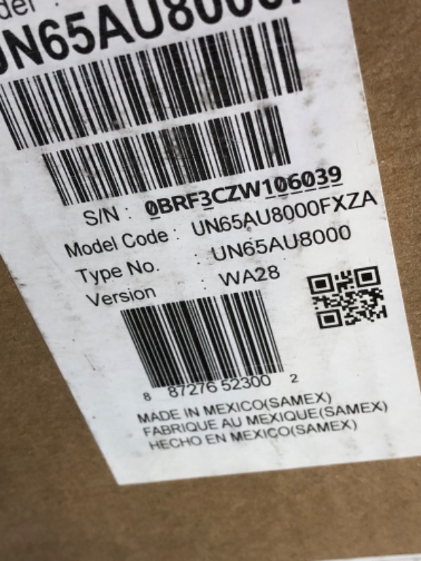 Photo 11 of SAMSUNG 65-Inch Class Crystal 4K UHD AU8000 Series HDR, 3 HDMI Ports, Motion Xcelerator, Tap View, PC on TV, Q Symphony, Smart TV with Alexa Built-In (UN65AU8000FXZA, 2021 Model) 65-Inch TV Only