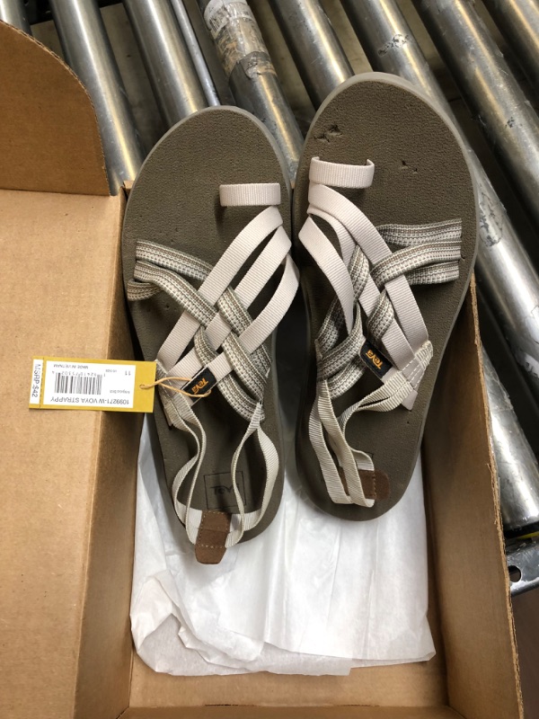 Photo 2 of Teva Women's W Voya Strappy Leather Flip-Flop 11 Antiguous Birch