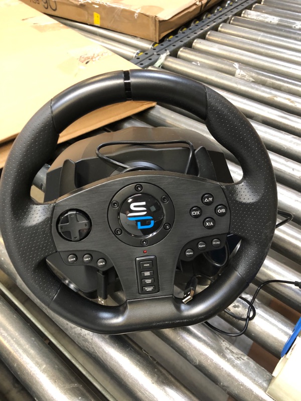 Photo 1 of Superdrive - GS850-X racing steering wheel with manual shifter, 3 pedals, paddle shifters for Xbox Serie X/S, PS4, Xbox One, (programmable)