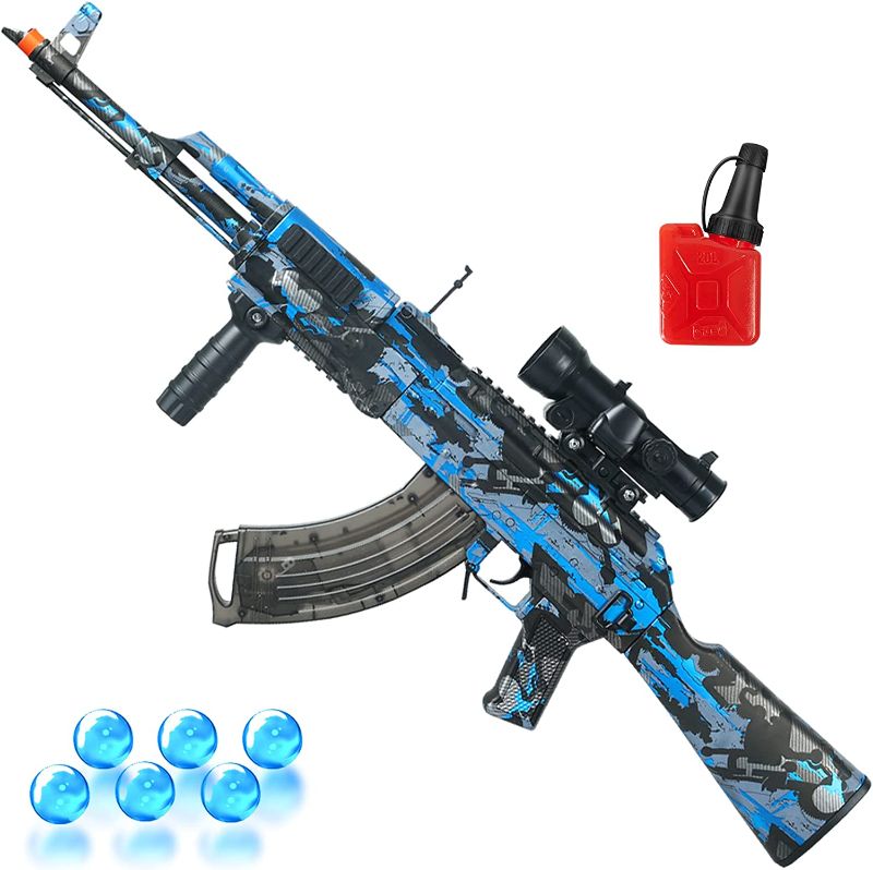 Photo 1 of Electric Gel Ball Blaster with 40000+ Water Beads and Goggles for Adults Kids
