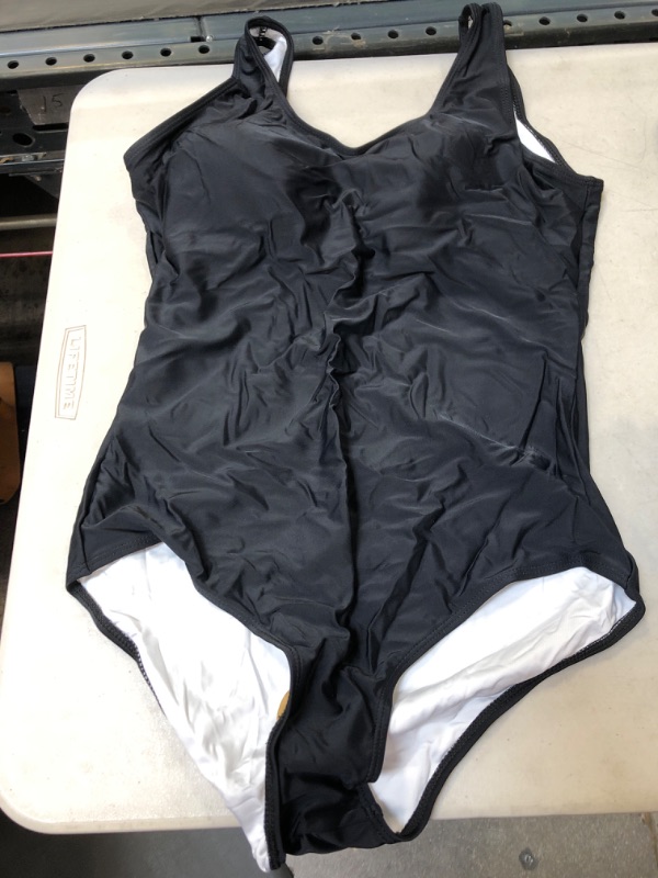 Photo 1 of American Trends Womens One Piece Bathing Suits Color Block Print Criss Cross Back Swimsuits Athletic Modest Swimwear 
SIZE LARGE 