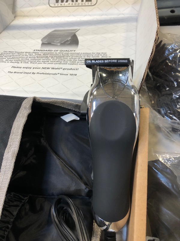 Photo 1 of Wahl Clipper Home Barber Kit Electric Corded Clipper and Battery Touch Up Trimmer & Personal Groomer, 30 Piece Kit for Haircutting at Home – Model 79524-3001P