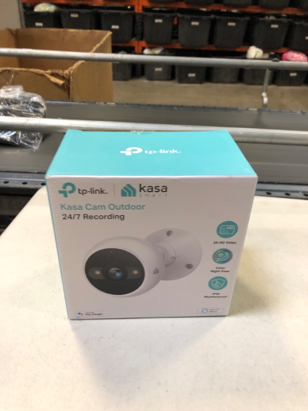 Photo 2 of Kasa 4MP 2K Security Camera Outdoor Wired, IP65, Starlight Sensor & 98 Ft Night Vision, Motion/Person Detection, 2-Way Audio w/Siren, Cloud/SD Card Storage, Alexa &Google Assistant Compatible(KC420WS)